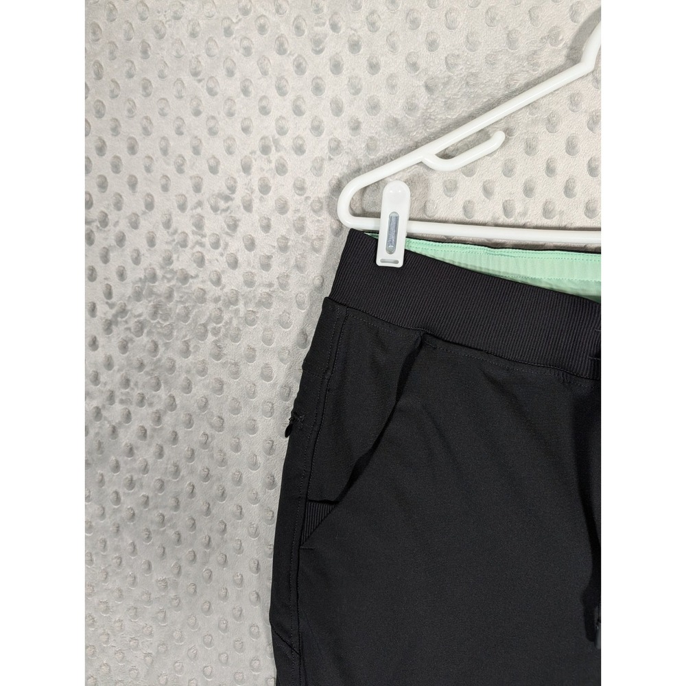 Birddogs Performance Lined Joggers Men's XL Black Mint Green Lined Pants EUC - Picture 2 of 15